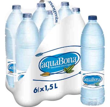 Paquete 6 botellas de agua